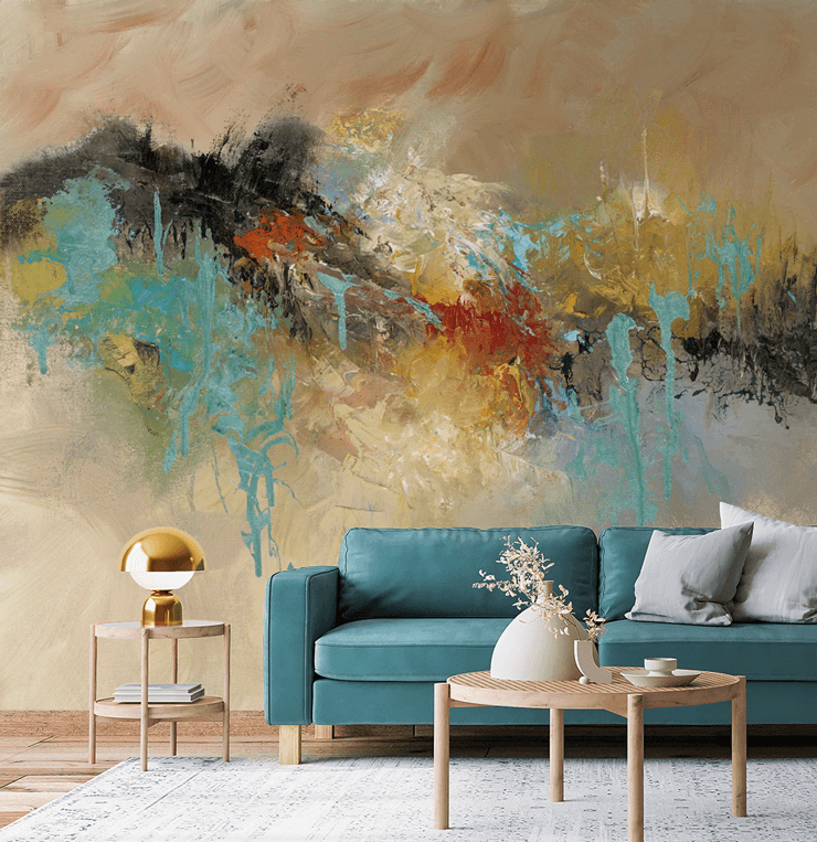 Contemporary wallpaper installation